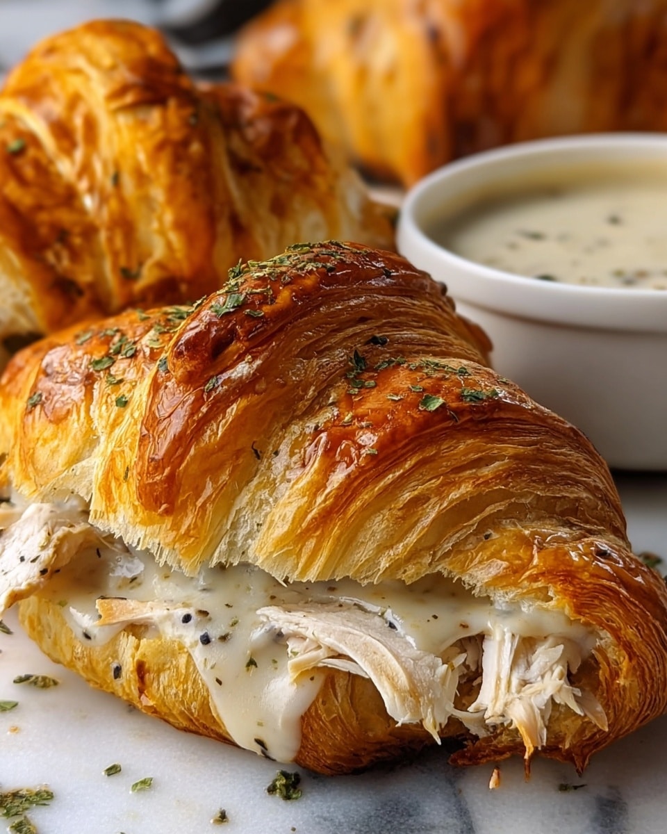 Chicken Stuffed Crescent Rolls Recipe - Recipe Image