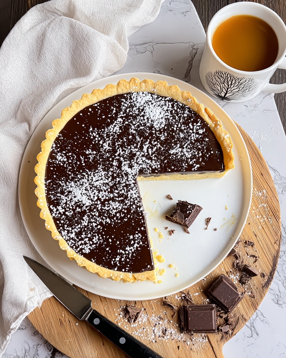 Dark Chocolate Tart Recipe - Recipe Image