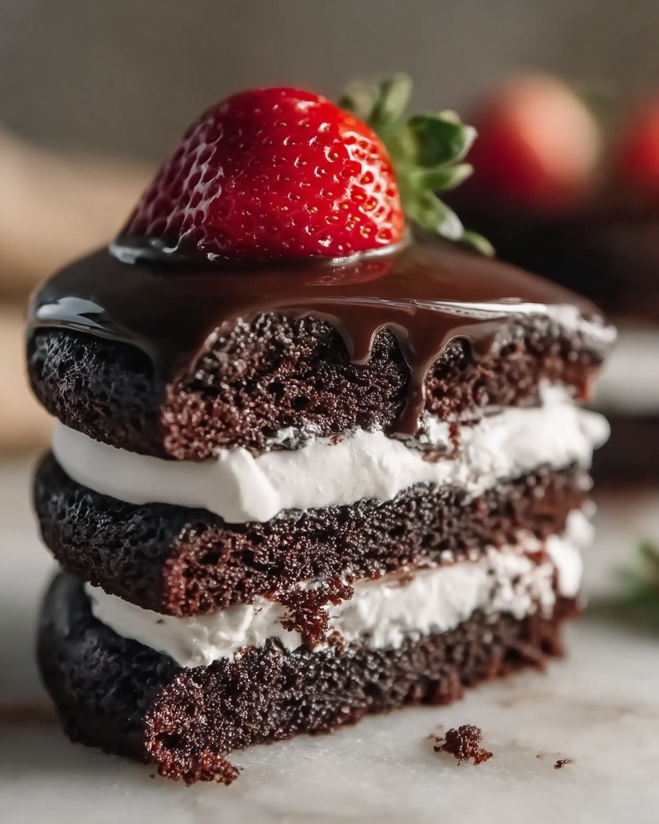 Mini Brownie Cake Recipe - Recipe Image