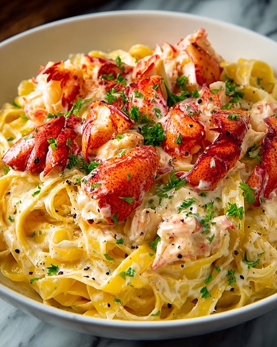 Lobster Alfredo Pasta Recipe - Recipe Image