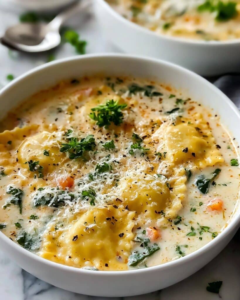 Creamy Ravioli Soup Recipe