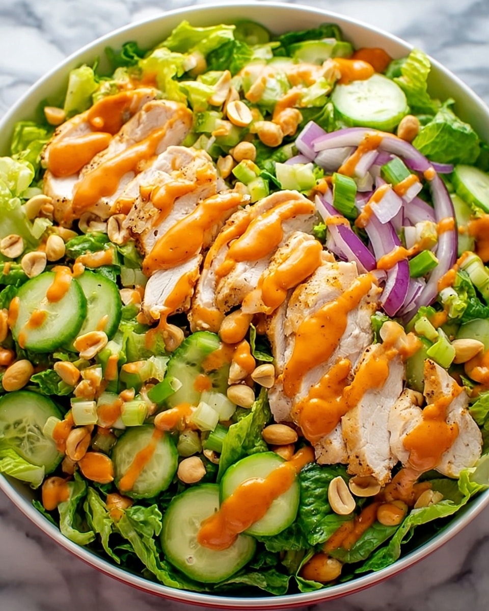 Asian Peanut Chicken Salad Recipe - Recipe Image