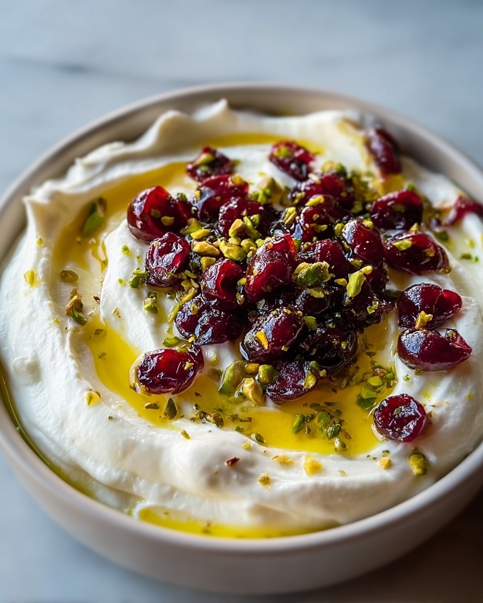 Whipped Feta Dip with Honey, Pistachios, and Cranberries Recipe - Recipe Image