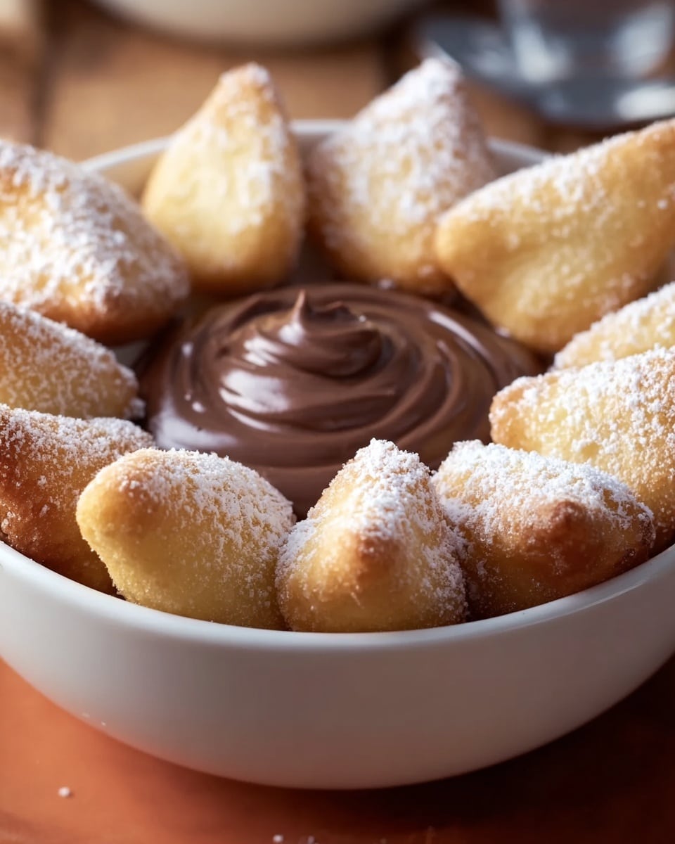 Baked Churro Chips with Chocolate Ganache Dip Recipe - Recipe Image
