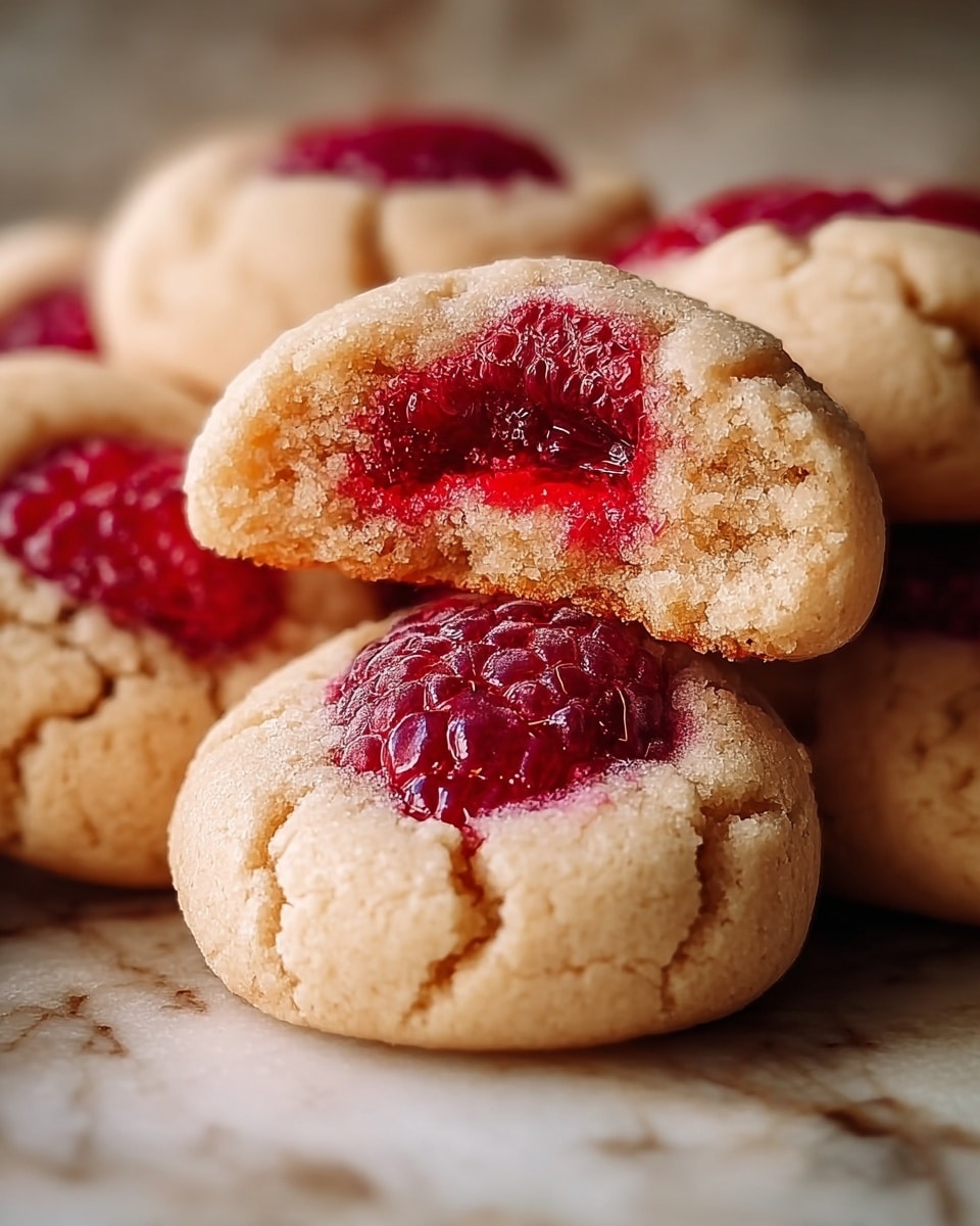 Deliciously Irresistible Soft and Chewy Raspberry Sugar Cookies Recipe - Recipe Image