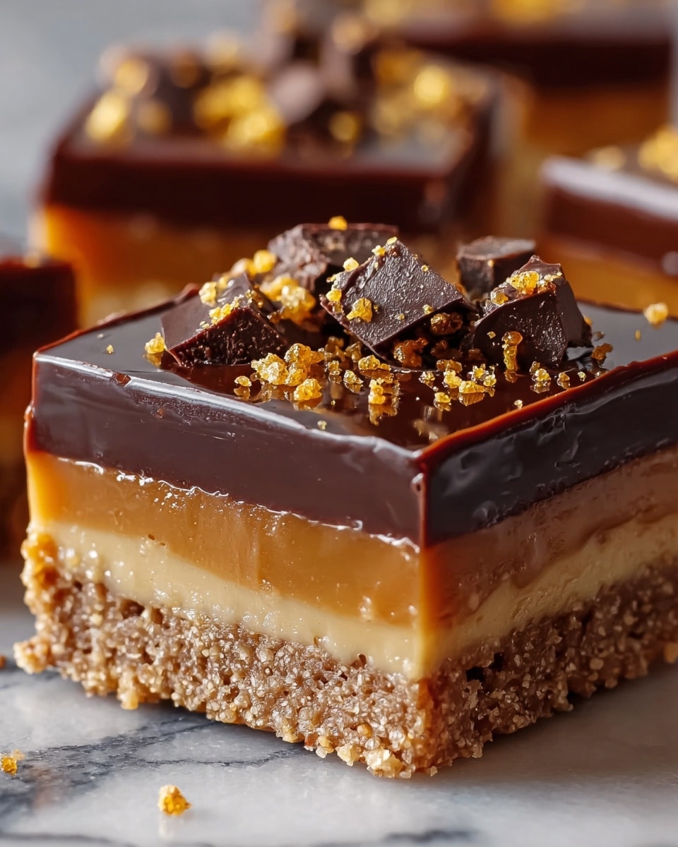 No-Bake Toffee Pudding Slice Recipe - Recipe Image