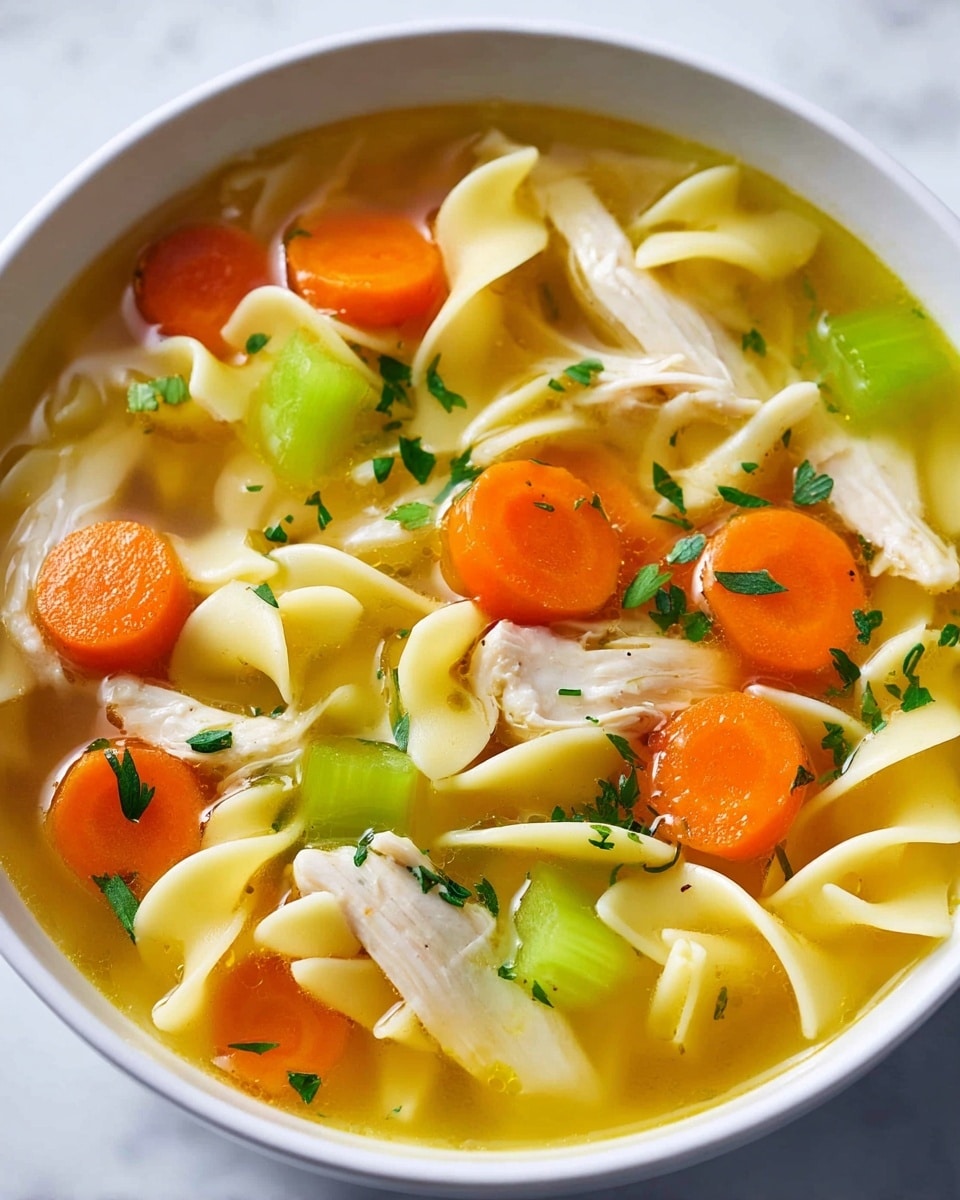 Comforting Chicken Noodle Soup Recipe - Recipe Image