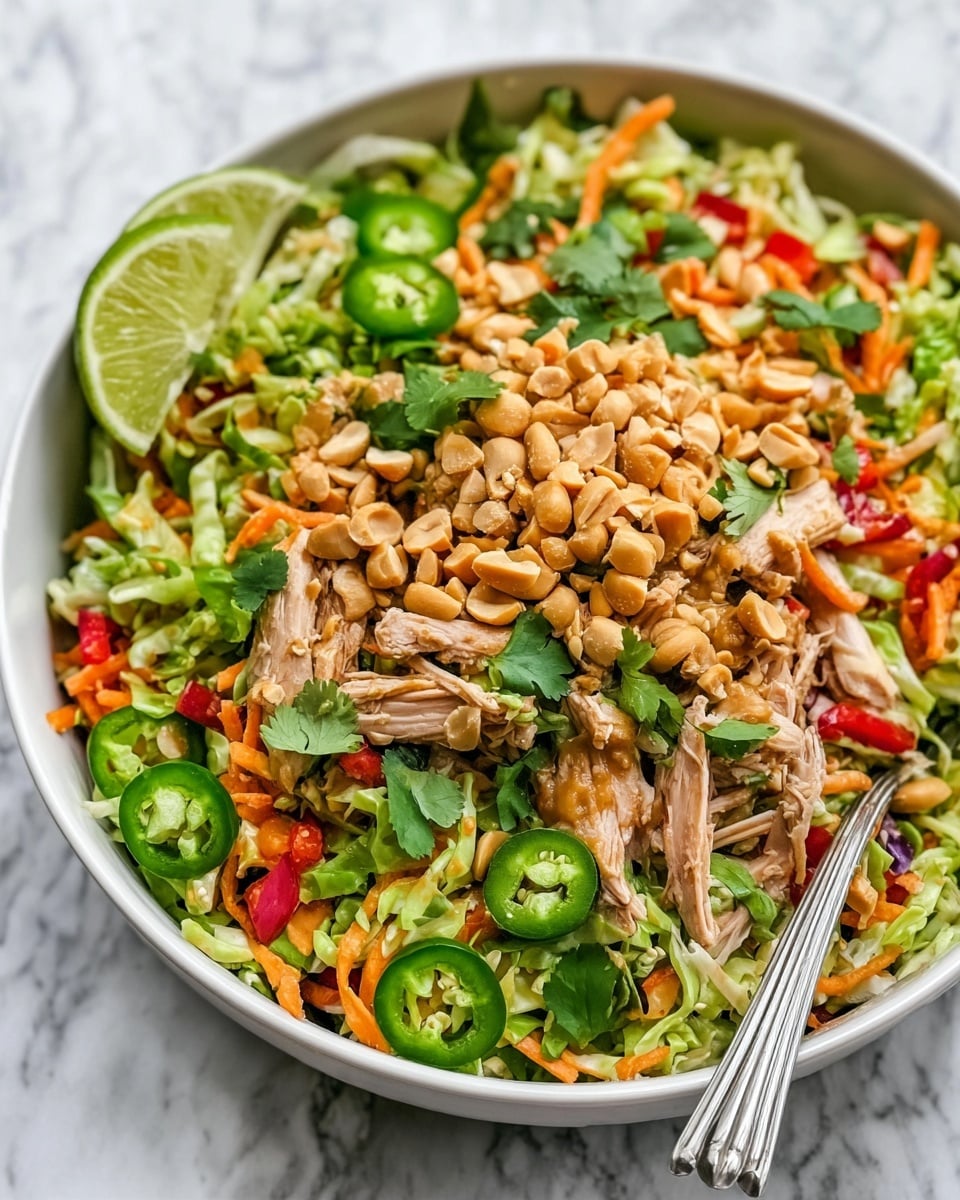Vibrant Thai Chicken Salad Recipe - Recipe Image