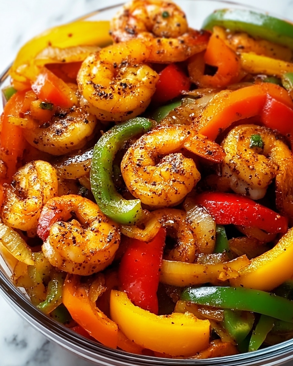 Shrimp and Pepper Stir-Fry Recipe - Recipe Image