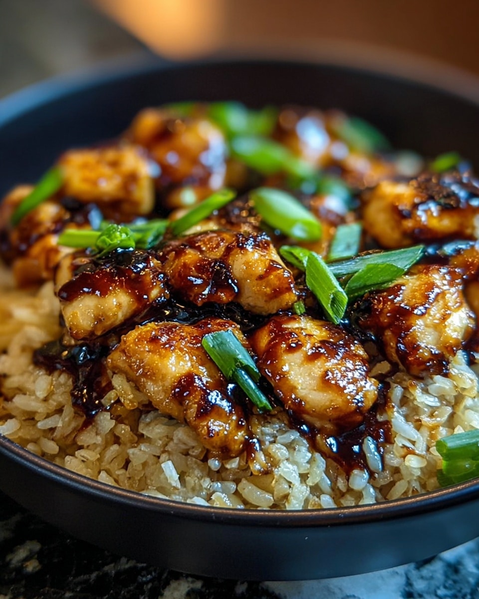 Honey BBQ Chicken Rice Recipe - Recipe Image