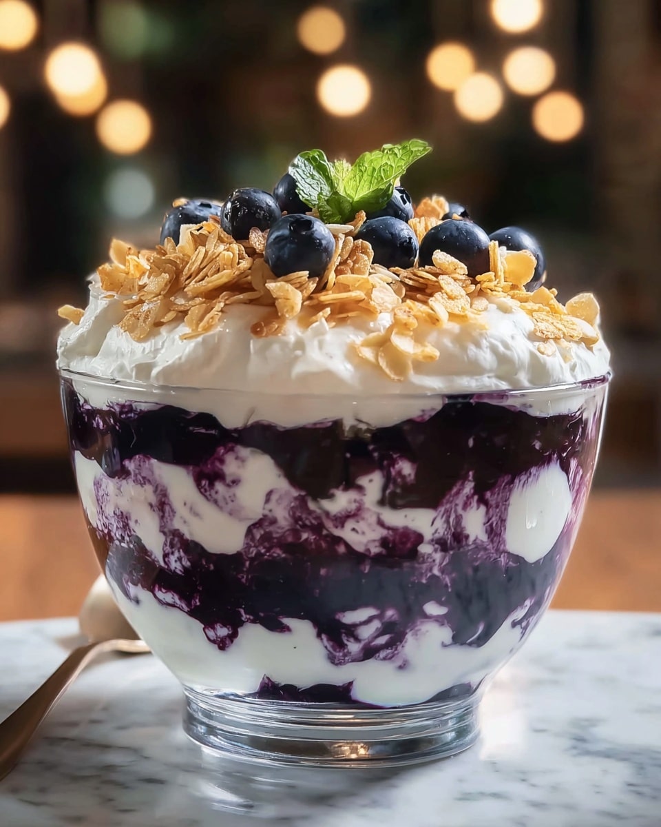 Blueberry Cheesecake Trifle Recipe - Recipe Image