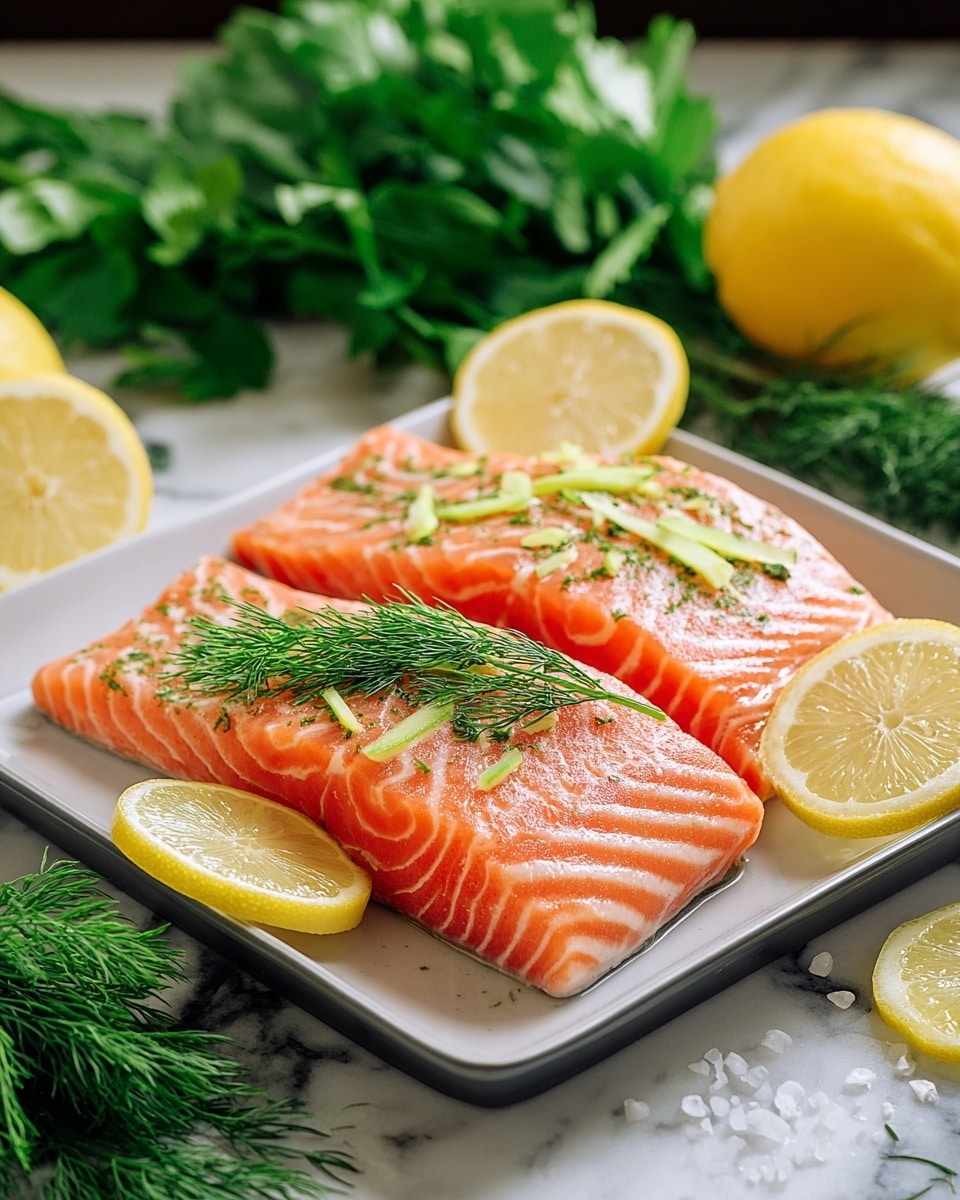 Baked Salmon with Lemon and Dill Recipe - Recipe Image