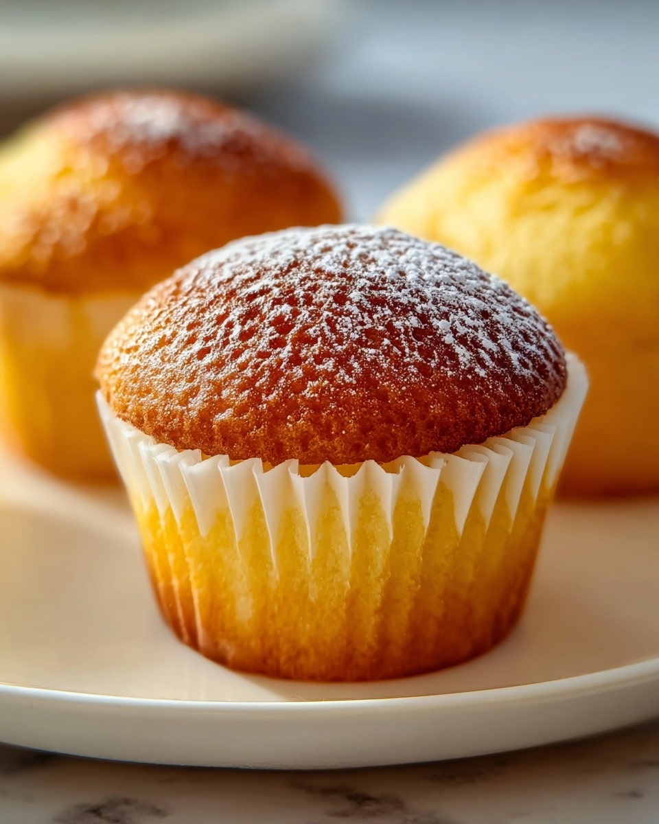 Japanese Castella Cupcakes Recipe - Recipe Image