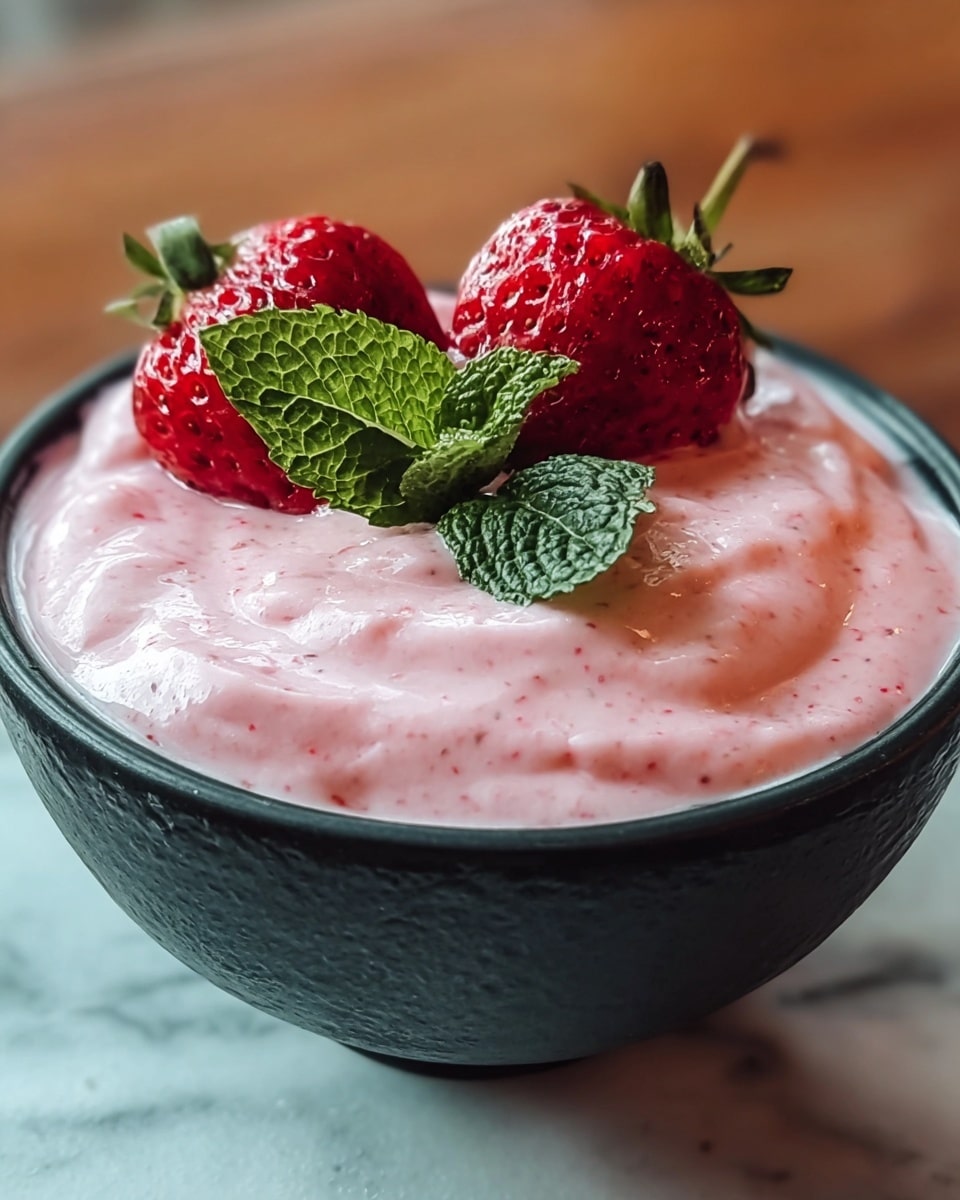 Fluffy Strawberry Mousse Recipe - Recipe Image