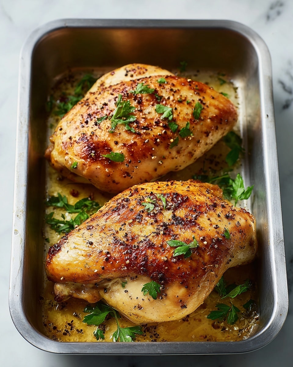 Baked Crispy Split Chicken Breast Recipe - Recipe Image