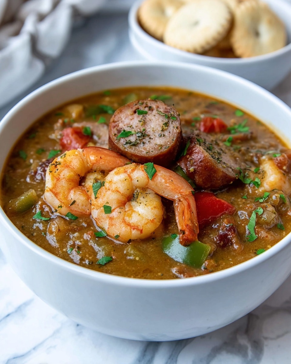 Instant Pot Gumbo with Shrimp and Andouille Sausage Recipe - Recipe Image