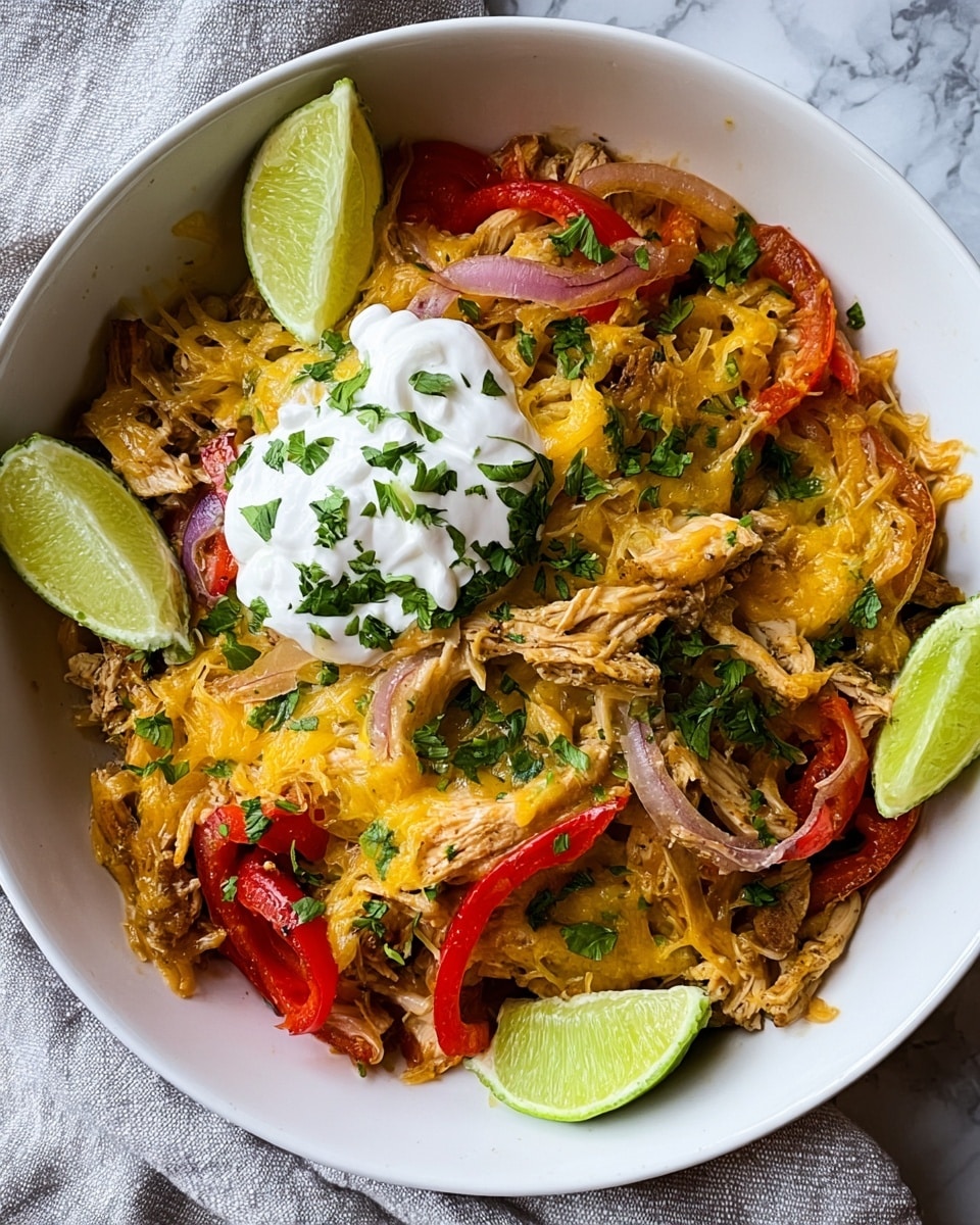 Fajita Chicken Casserole Recipe - Recipe Image