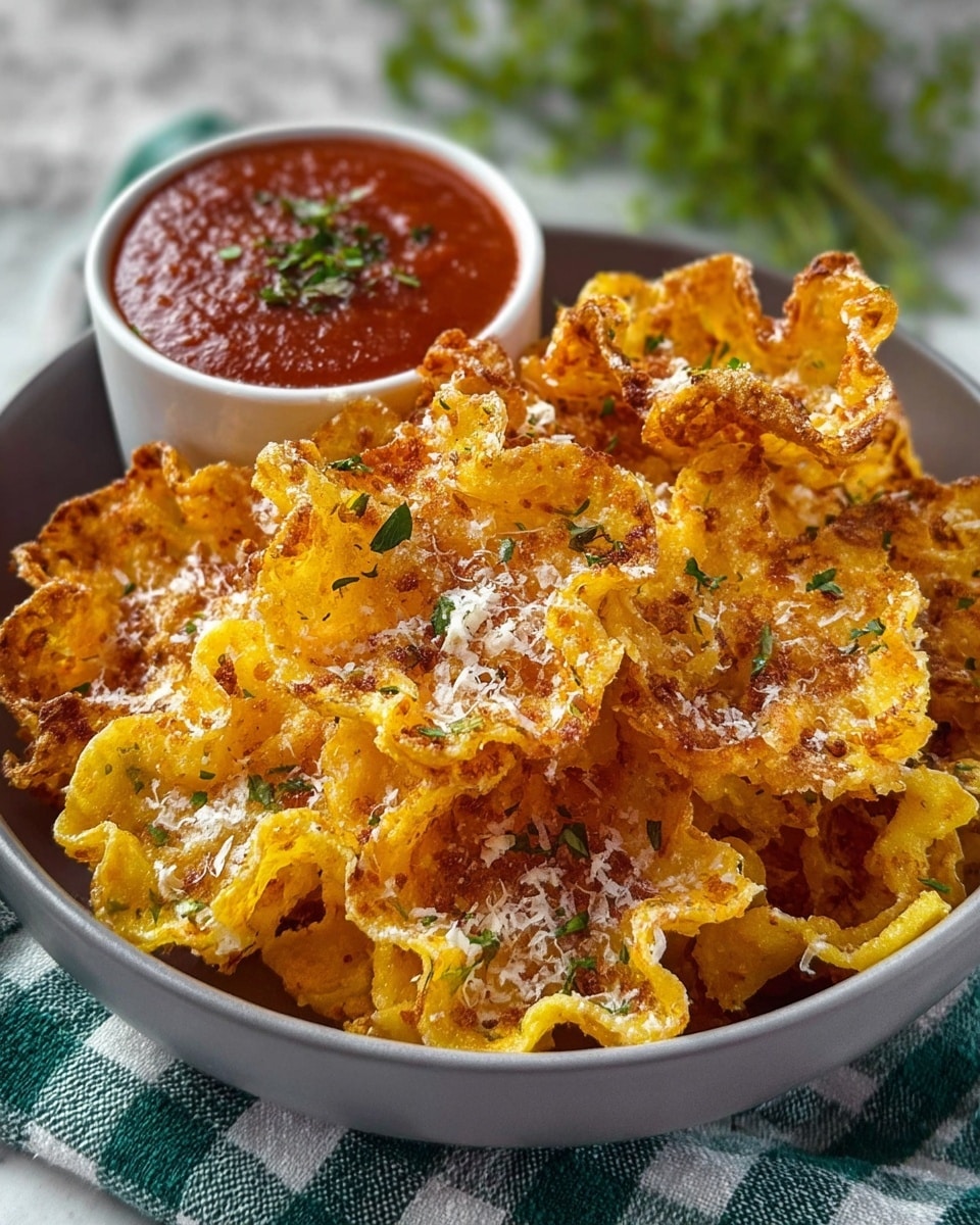 Air Fryer Pasta Chips: The Crispiest, Easiest Recipe - Recipe Image