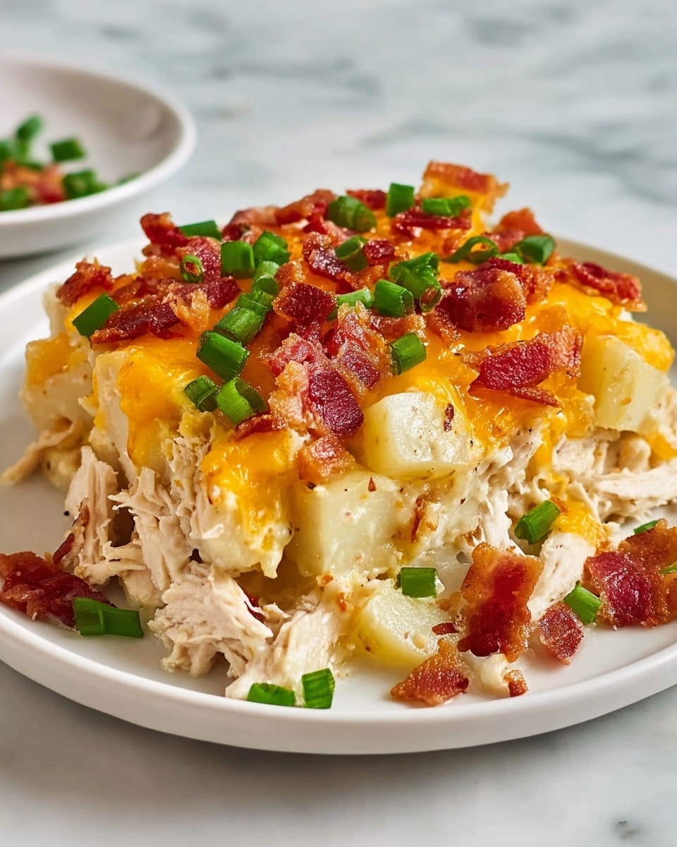 Loaded Potato Ranch Chicken Casserole Recipe - Recipe Image