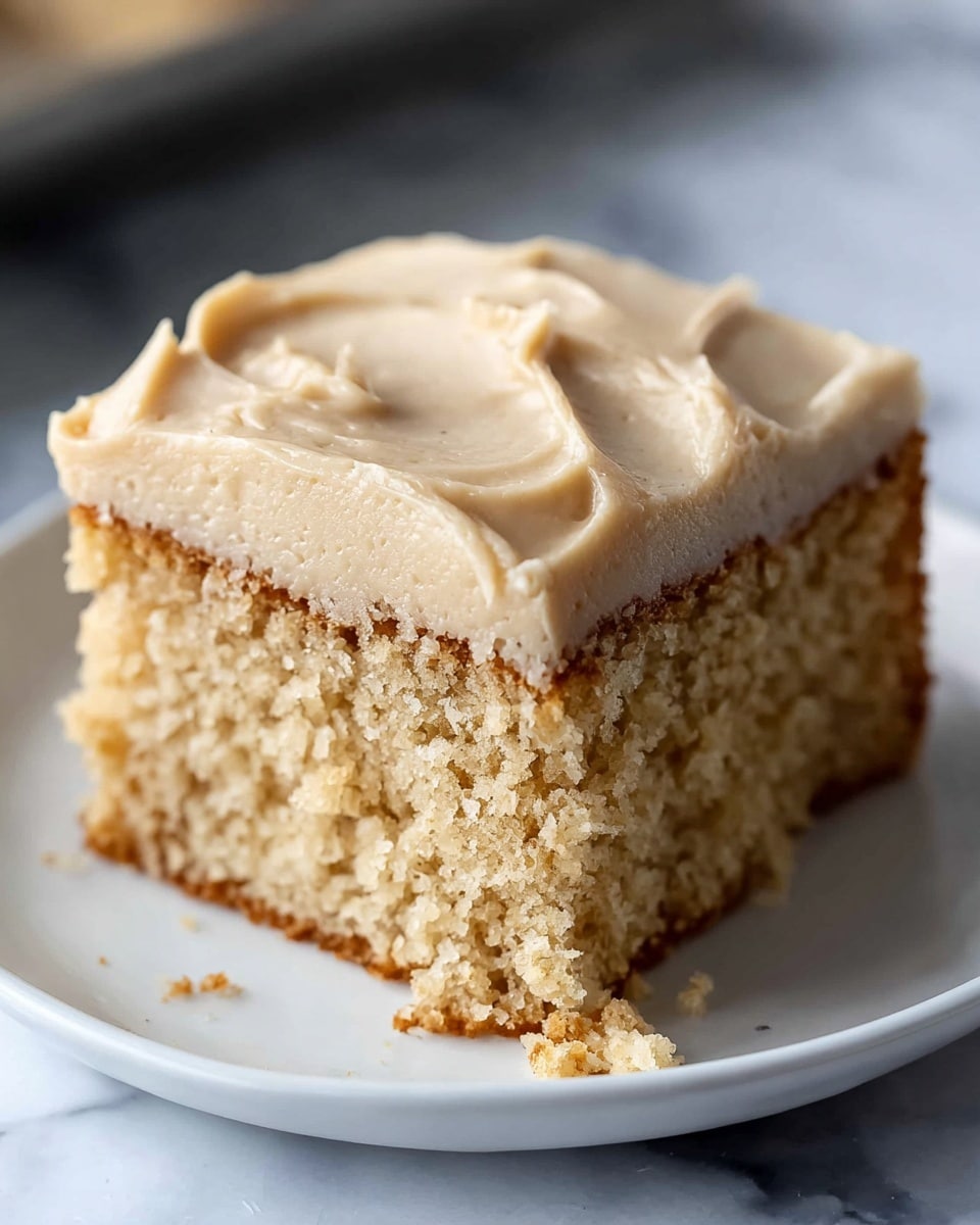 Peanut Butter Cake with Creamy Peanut Butter Frosting Recipe - Recipe Image