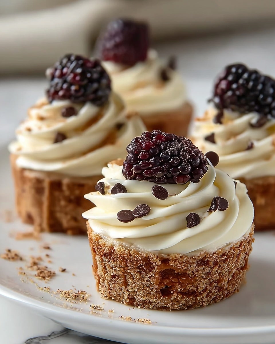 Cheesecake Cookie Cups with Chocolate Chips Recipe - Recipe Image