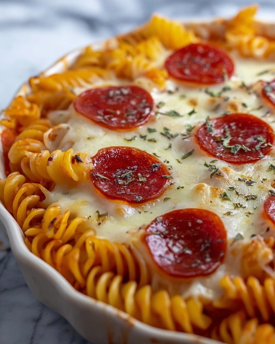 Pepperoni Pasta Bake Recipe - Recipe Image