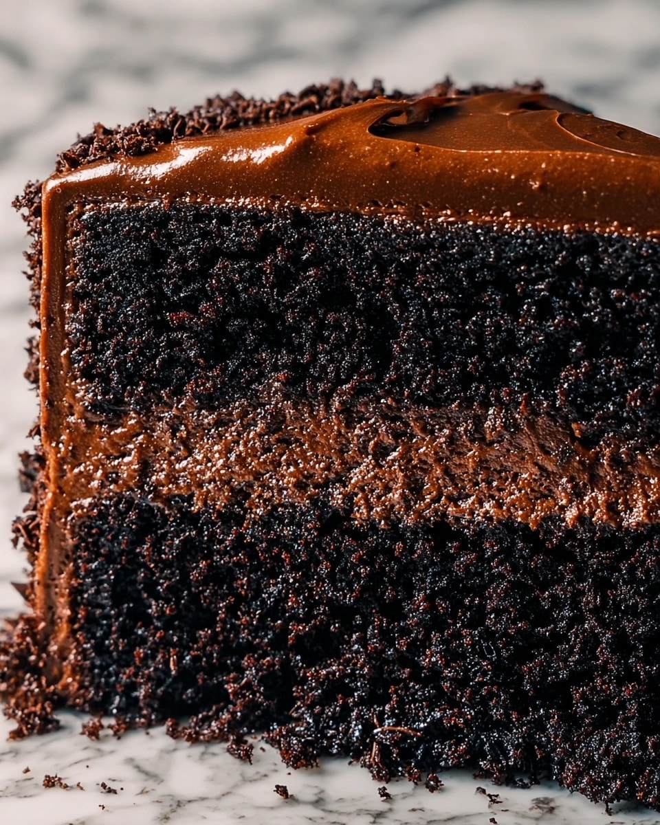 Black Cocoa Loaf Cake Recipe - Recipe Image