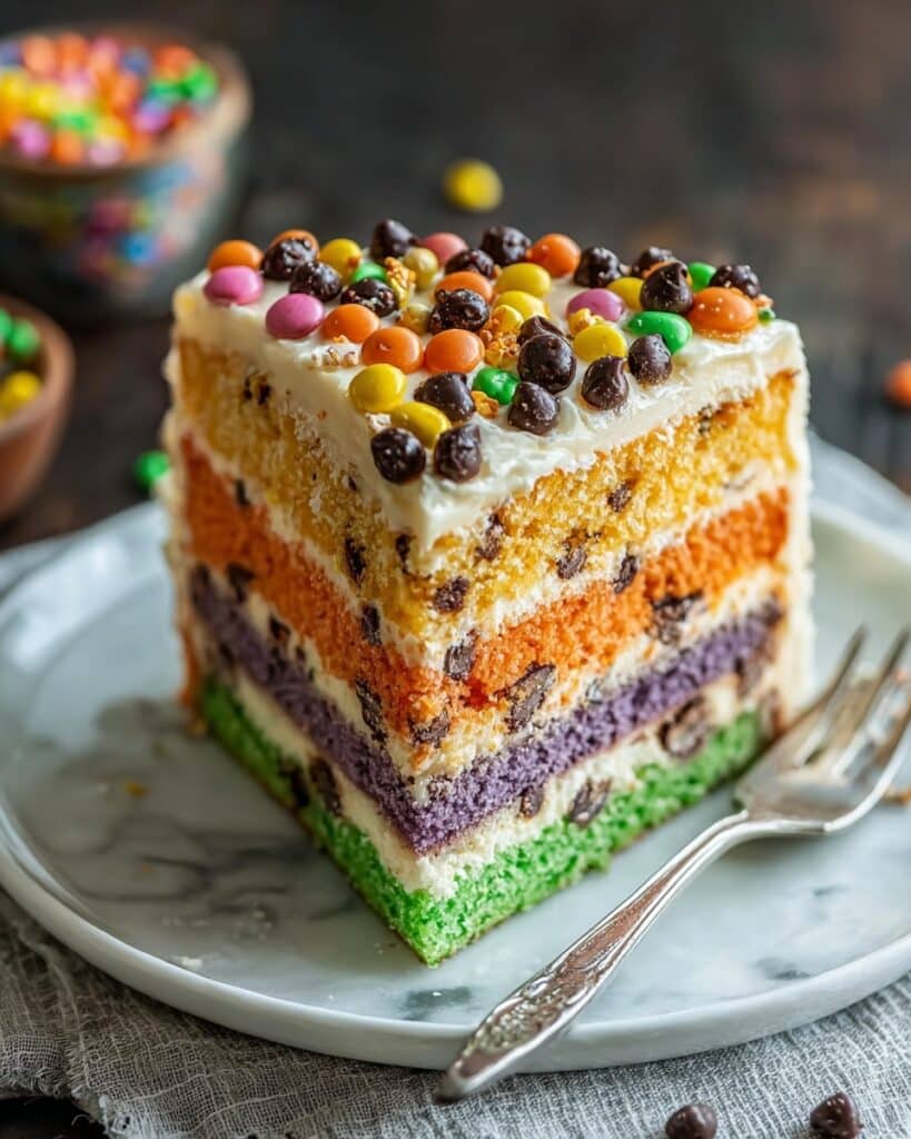Rainbow Chip Dump Cake Recipe