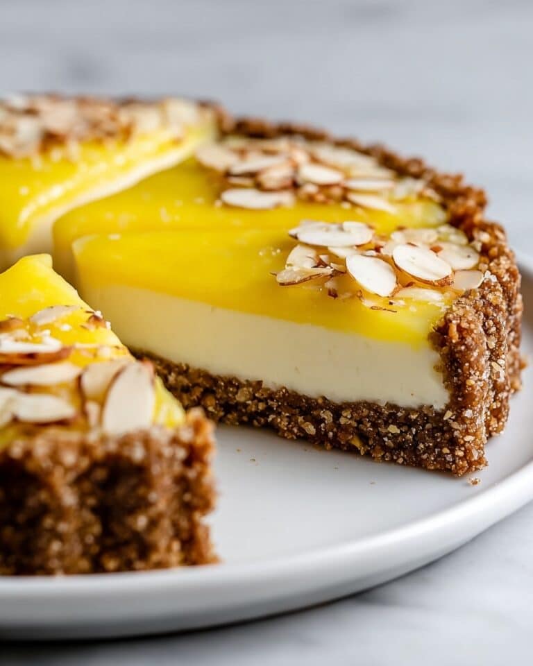 Fresh Lemon Mascarpone Tart with Almond Crust Recipe