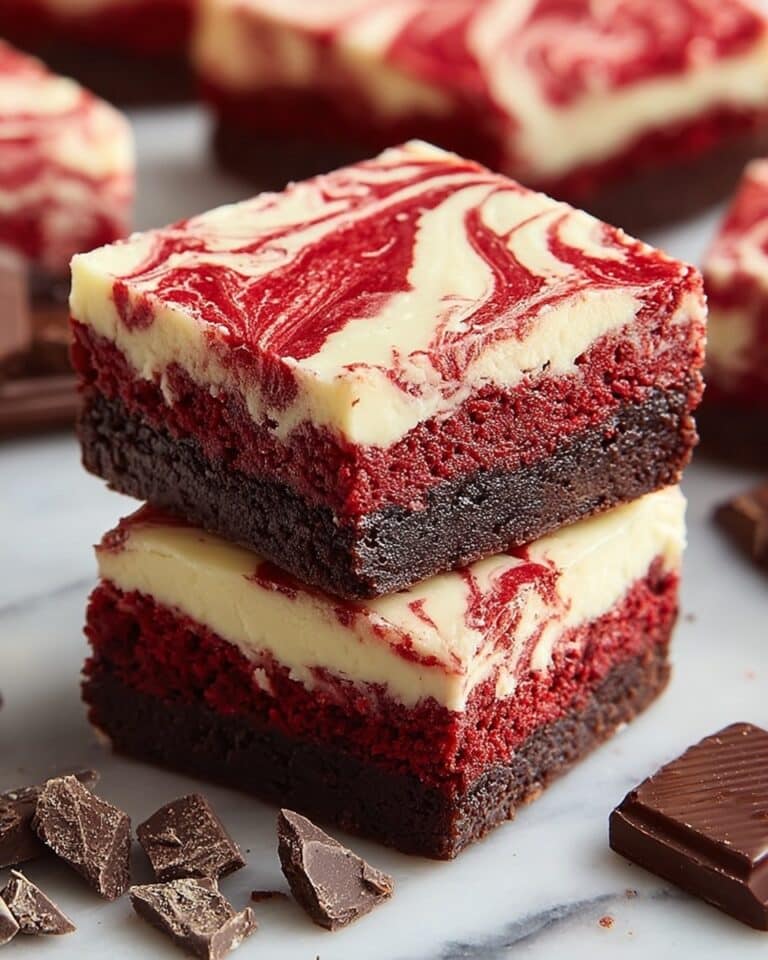 Decadent Red Velvet Cheesecake Brownies Recipe