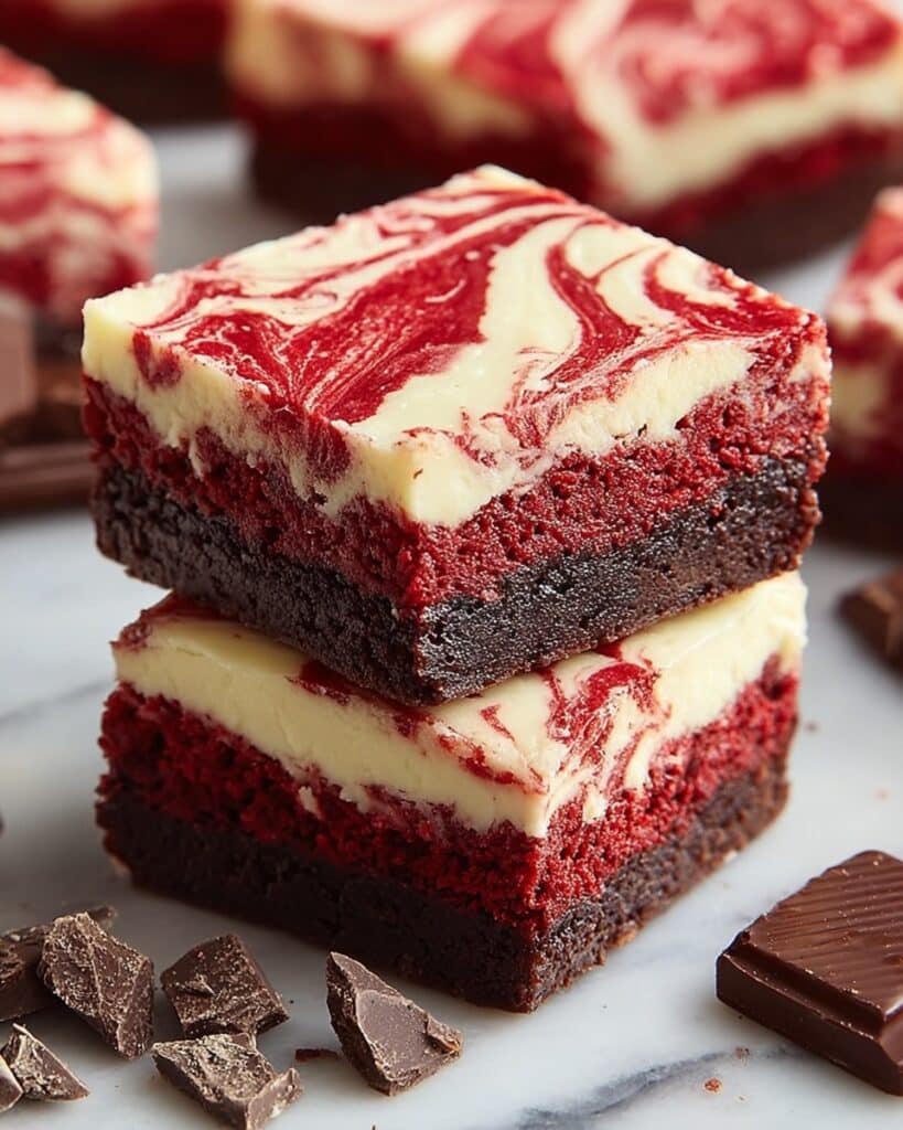 Decadent Red Velvet Cheesecake Brownies Recipe