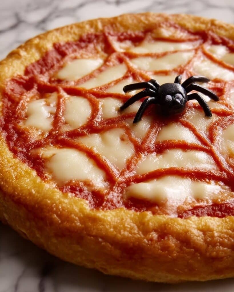 Spiderweb Pizzas Recipe