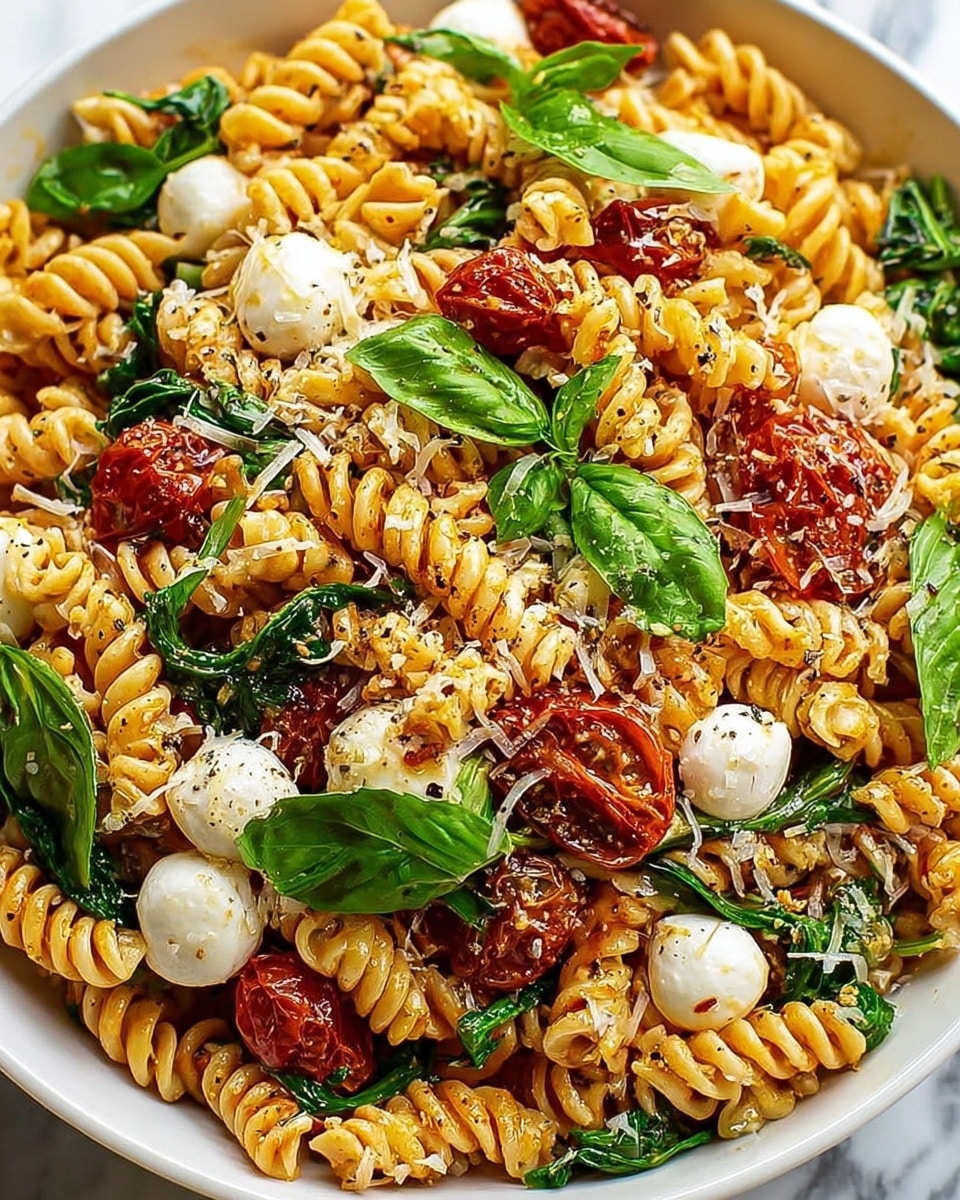 Sun Dried Tomato Pasta Salad Recipe - Recipe Image