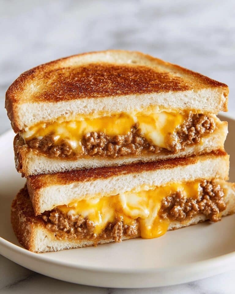 Sloppy Joe Grilled Cheese Recipe