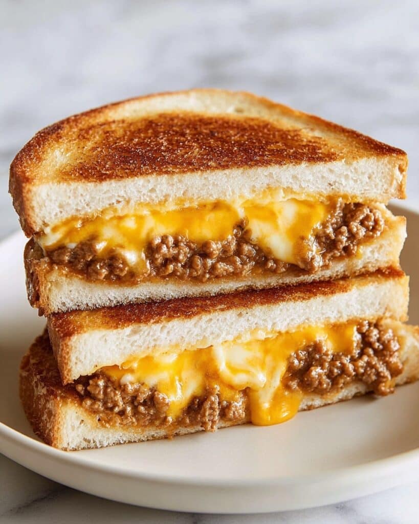 Sloppy Joe Grilled Cheese Recipe