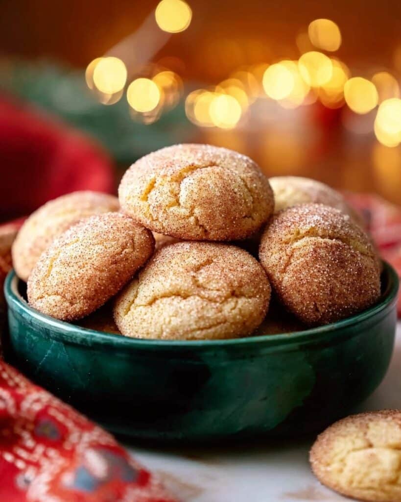 Christmas Snickerdoodles Recipe