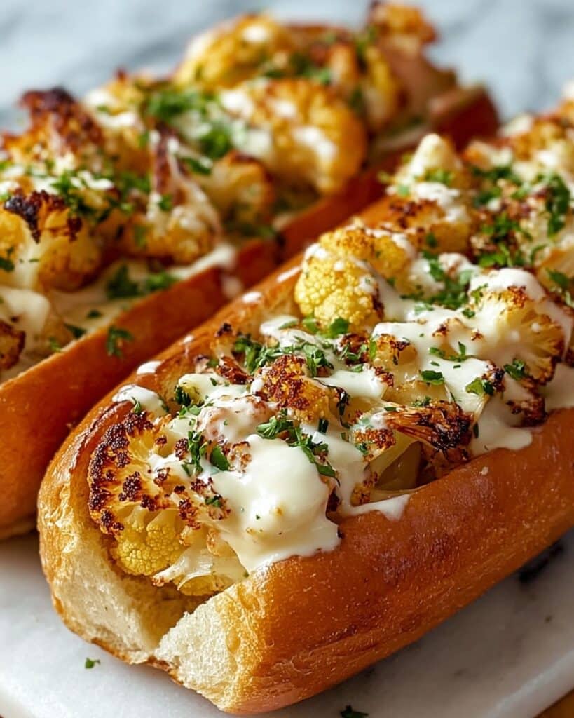 Crab Alfredo-Stuffed Garlic Bread Boats Recipe