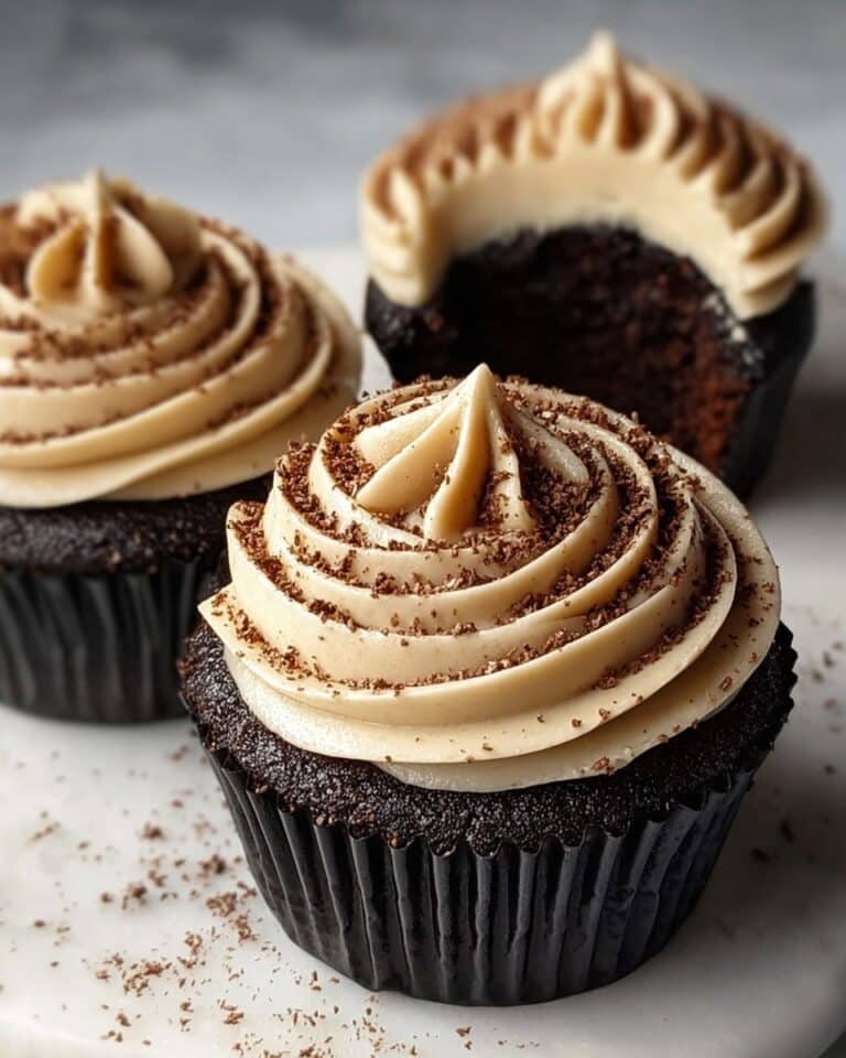 Chocolate Coffee Cream Cupcakes Recipe