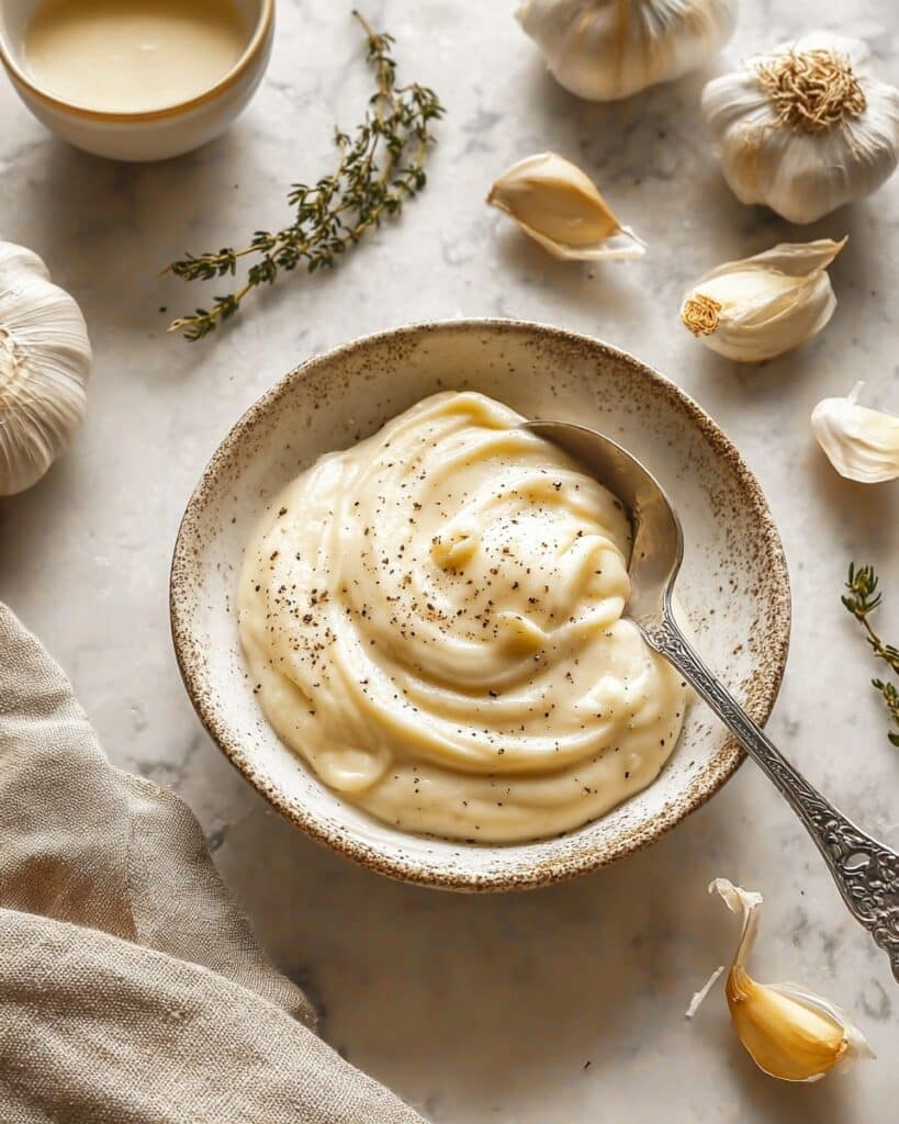 Creamy Garlicky Aioli Recipe