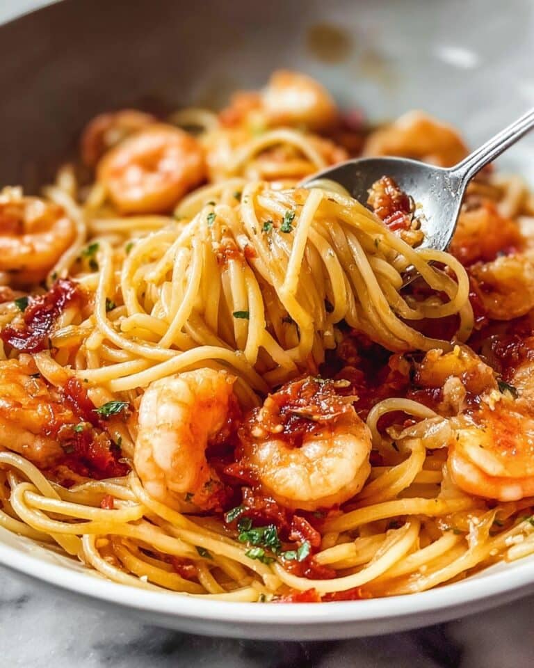 Chili Crisp Shrimp Scampi Recipe