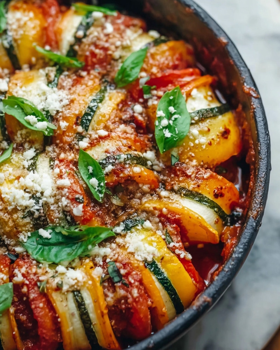 Baked Herb and Cheese Squash Casserole Recipe - Recipe Image