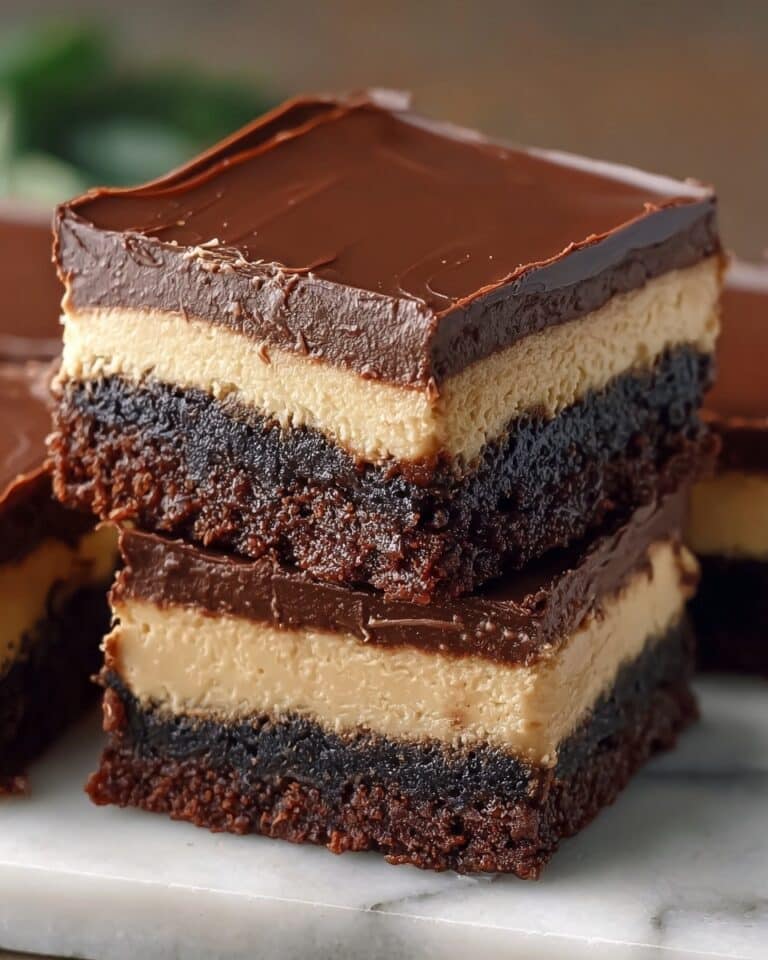 Fudgy Layered Irish Mocha Brownies Recipe