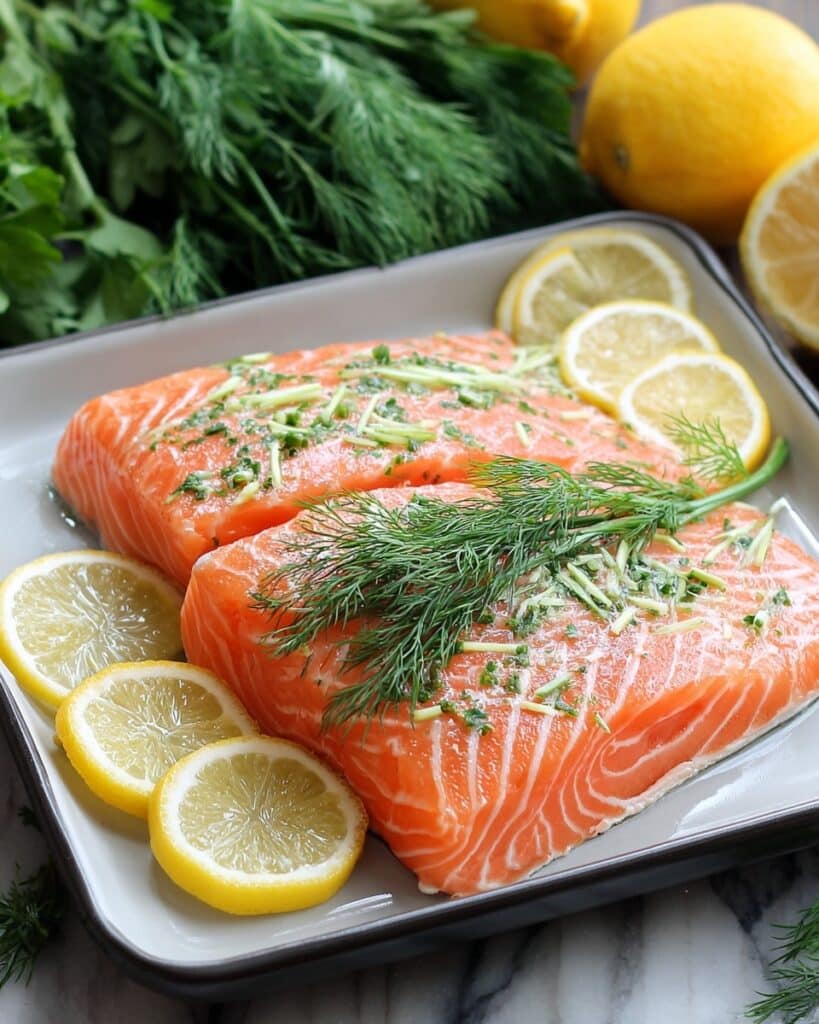 Baked Salmon with Lemon and Dill Recipe