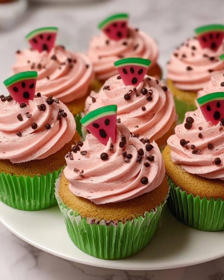 Watermelon Cupcakes Recipe