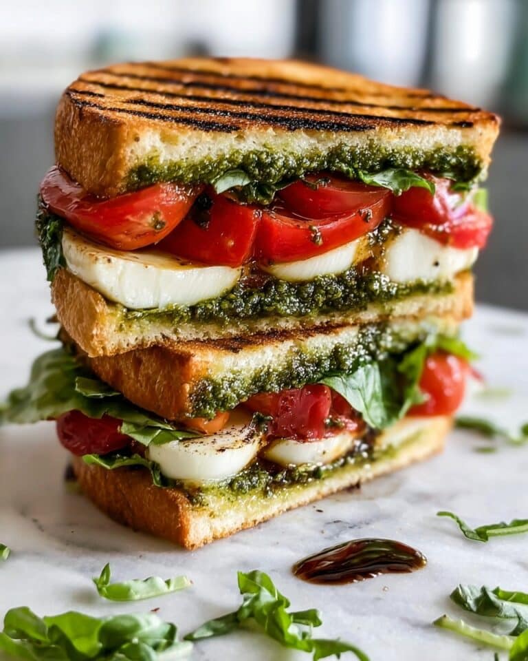 Balsamic Glazed Caprese Panini Supreme Recipe