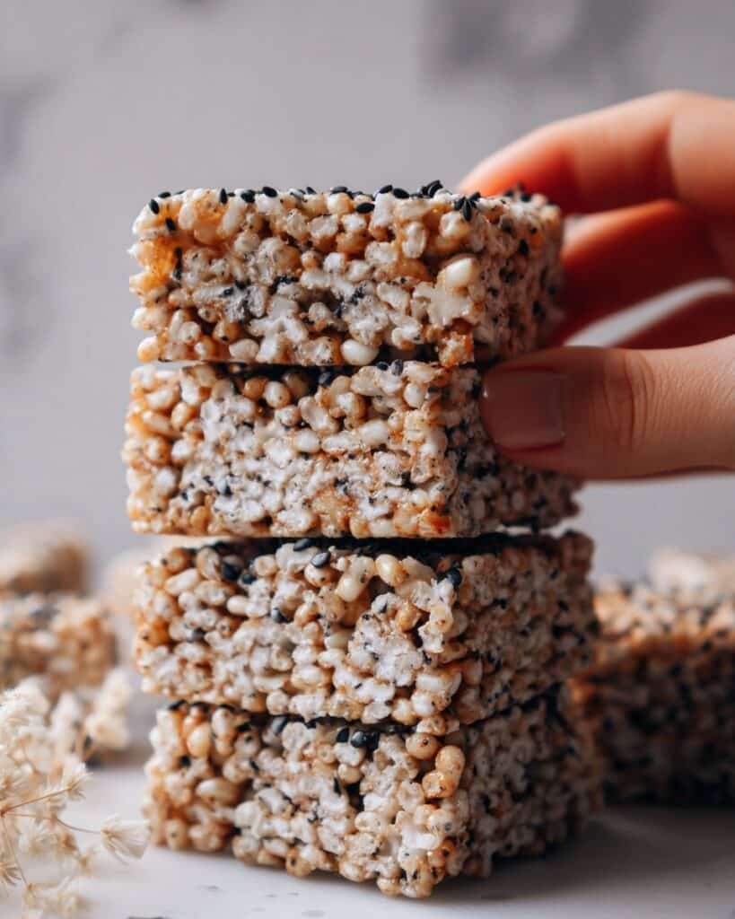 Black Sesame Rice Krispie Treats Recipe