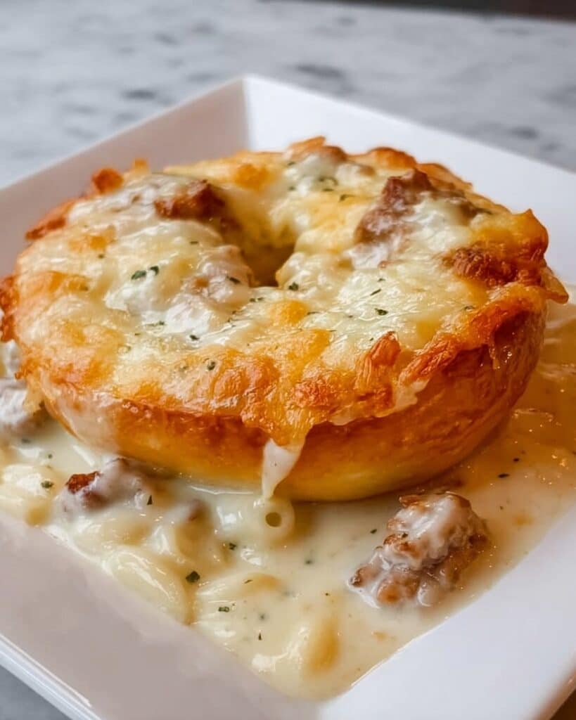 Chicken Bubble Biscuit Bake Casserole Recipe