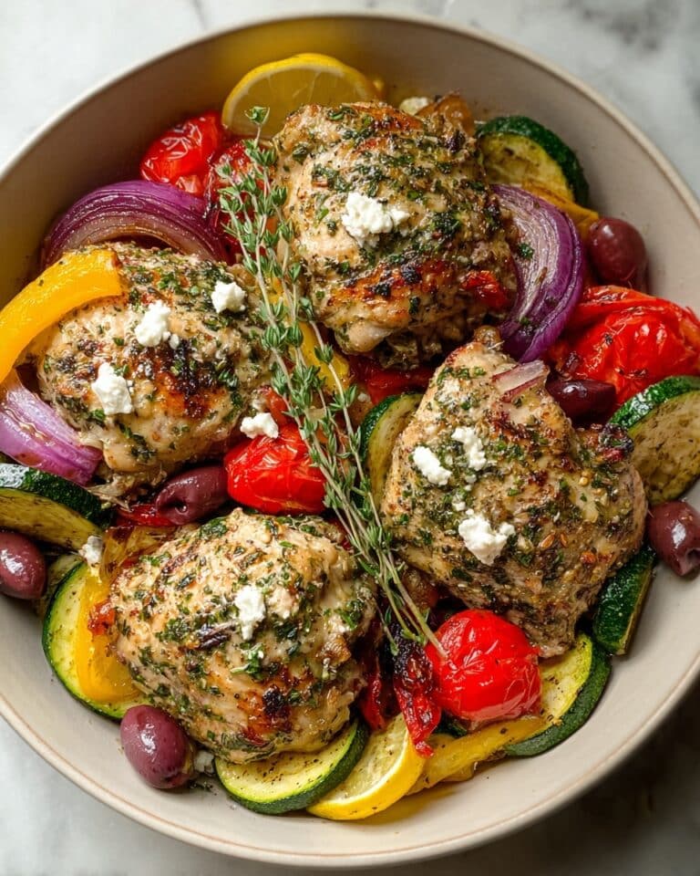 Mediterranean Chicken Zucchini Bake Recipe