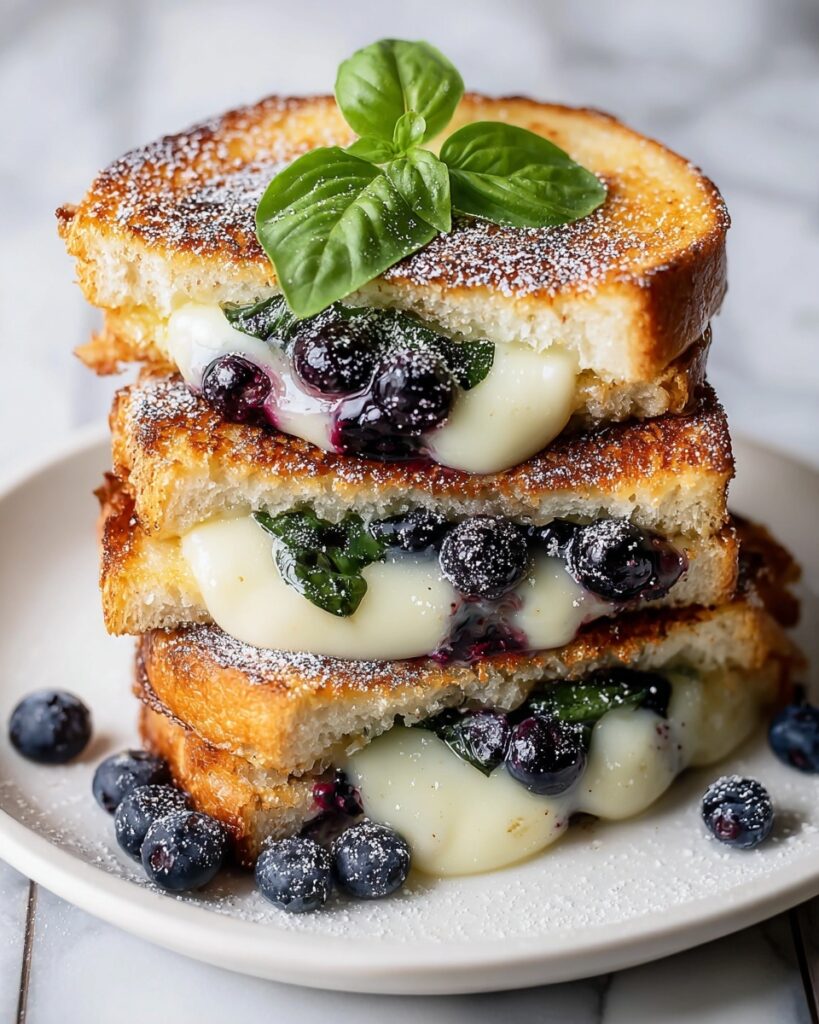 Blueberry Brie Grilled Cheese Sandwich Recipe