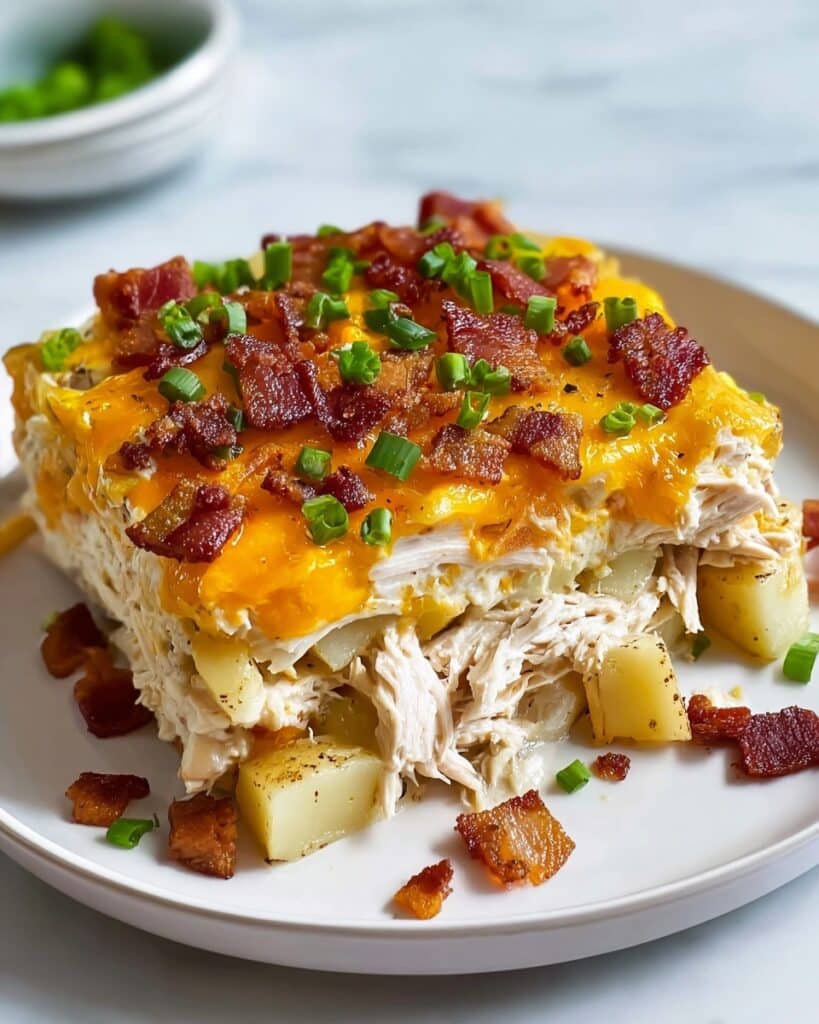 Loaded Potato Ranch Chicken Casserole Recipe